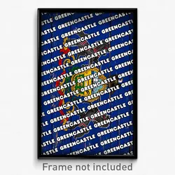Greencastle Pennsylvania Poster (PA City Souvenir 11x17 Town Print)