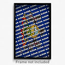 Aldan Pennsylvania Poster (PA City Souvenir 11x17 Town Print)