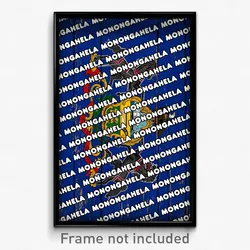 Monongahela Pennsylvania Poster (PA City Souvenir 11x17 Town Print)