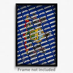 Level Green Pennsylvania Poster (PA City Souvenir 11x17 Town Print)