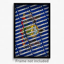 Thorndale Pennsylvania Poster (PA City Souvenir 11x17 Town Print)