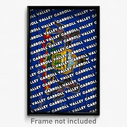 Carroll Valley Pennsylvania Poster (PA City Souvenir 11x17 Town Print)