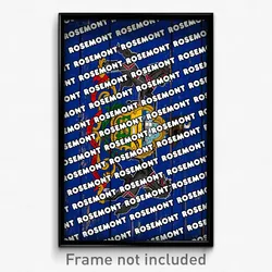 Rosemont Pennsylvania Poster (PA City Souvenir 11x17 Town Print)