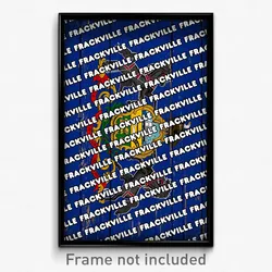 Frackville Pennsylvania Poster (PA City Souvenir 11x17 Town Print)