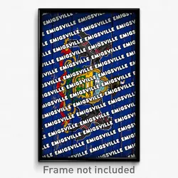 Emigsville Pennsylvania Poster (PA City Souvenir 11x17 Town Print)