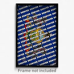 Denver Pennsylvania Poster (PA City Souvenir 11x17 Town Print)