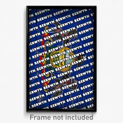 Berwyn Pennsylvania Poster (PA City Souvenir 11x17 Town Print)