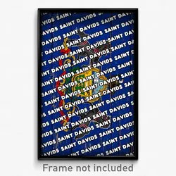 Saint Davids Pennsylvania Poster (PA City Souvenir 11x17 Town Print)