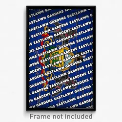 Eastlawn Gardens Pennsylvania Poster (PA City Souvenir 11x17 Town Print)