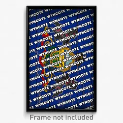 Wyncote Pennsylvania Poster (PA City Souvenir 11x17 Town Print)