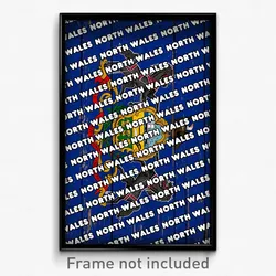 North Wales Pennsylvania Poster (PA City Souvenir 11x17 Town Print)