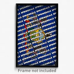 Springdale Pennsylvania Poster (PA City Souvenir 11x17 Town Print)