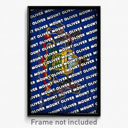 Mount Oliver Pennsylvania Poster (PA City Souvenir 11x17 Town Print)
