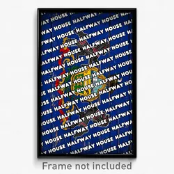 Halfway House Pennsylvania Poster (PA City Souvenir 11x17 Town Print)