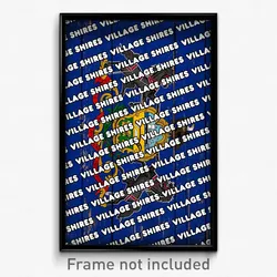 Village Shires Pennsylvania Poster (PA City Souvenir 11x17 Town Print)