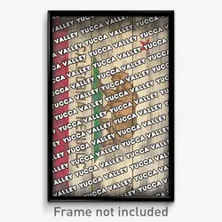 Yucca Valley California Poster (CA City Souvenir 11x17 Town Print)