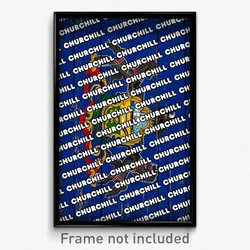 Churchill Pennsylvania Poster (PA City Souvenir 11x17 Town Print)
