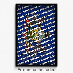 Orwigsburg Pennsylvania Poster (PA City Souvenir 11x17 Town Print)