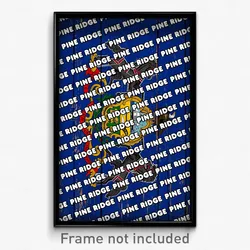 Pine Ridge Pennsylvania Poster (PA City Souvenir 11x17 Town Print)