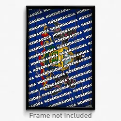 Hokendauqua Pennsylvania Poster (PA City Souvenir 11x17 Town Print)
