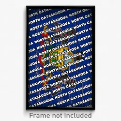 North Catasauqua Pennsylvania Poster (PA City Souvenir 11x17 Town Print)