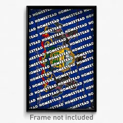 Homestead Pennsylvania Poster (PA City Souvenir 11x17 Town Print)