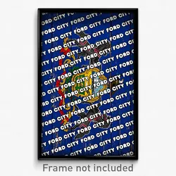 Ford City Pennsylvania Poster (PA City Souvenir 11x17 Town Print)