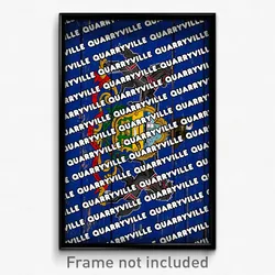 Quarryville Pennsylvania Poster (PA City Souvenir 11x17 Town Print)