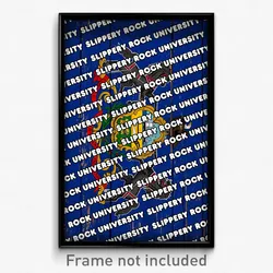 Slippery Rock University Pennsylvania Poster (PA City Souvenir 11x17 Town Print)