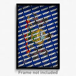 Derry Pennsylvania Poster (PA City Souvenir 11x17 Town Print)