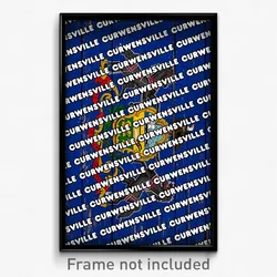 Curwensville Pennsylvania Poster (PA City Souvenir 11x17 Town Print)
