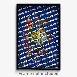 Sand Hill Pennsylvania Poster (PA City Souvenir 11x17 Town Print)