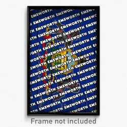 Emsworth Pennsylvania Poster (PA City Souvenir 11x17 Town Print)