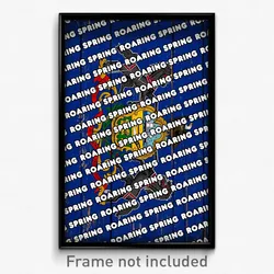Roaring Spring Pennsylvania Poster (PA City Souvenir 11x17 Town Print)