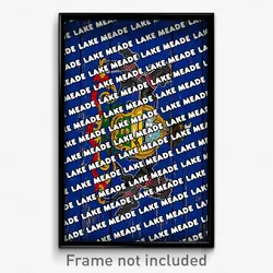 Lake Meade Pennsylvania Poster (PA City Souvenir 11x17 Town Print)