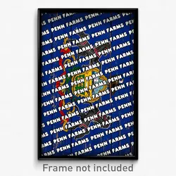 Penn Farms Pennsylvania Poster (PA City Souvenir 11x17 Town Print)