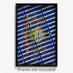 Brownsville Pennsylvania Poster (PA City Souvenir 11x17 Town Print)