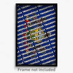 Trucksville Pennsylvania Poster (PA City Souvenir 11x17 Town Print)