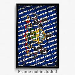 Mount Holly Springs Pennsylvania Poster (PA City Souvenir 11x17 Town Print)