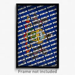 Dublin Pennsylvania Poster (PA City Souvenir 11x17 Town Print)