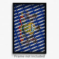 Liberty Pennsylvania Poster (PA City Souvenir 11x17 Town Print)
