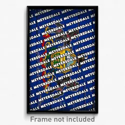 Meyersdale Pennsylvania Poster (PA City Souvenir 11x17 Town Print)
