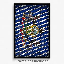 Houserville Pennsylvania Poster (PA City Souvenir 11x17 Town Print)
