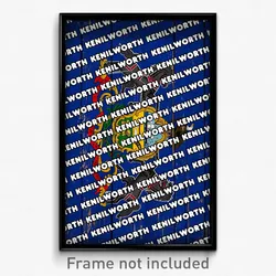 Kenilworth Pennsylvania Poster (PA City Souvenir 11x17 Town Print)