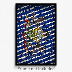 Lincoln University Pennsylvania Poster (PA City Souvenir 11x17 Town Print)