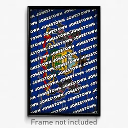Jonestown Pennsylvania Poster (PA City Souvenir 11x17 Town Print)