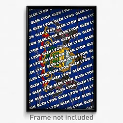 Glen Lyon Pennsylvania Poster (PA City Souvenir 11x17 Town Print)
