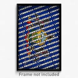 Lynnwood-Pricedale Pennsylvania Poster (PA City Souvenir 11x17 Town Print)