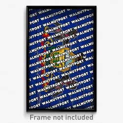 Walnutport Pennsylvania Poster (PA City Souvenir 11x17 Town Print)