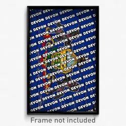 Devon Pennsylvania Poster (PA City Souvenir 11x17 Town Print)